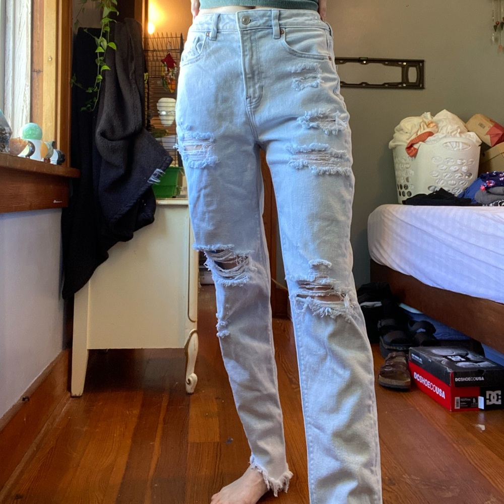 AE mom jeans